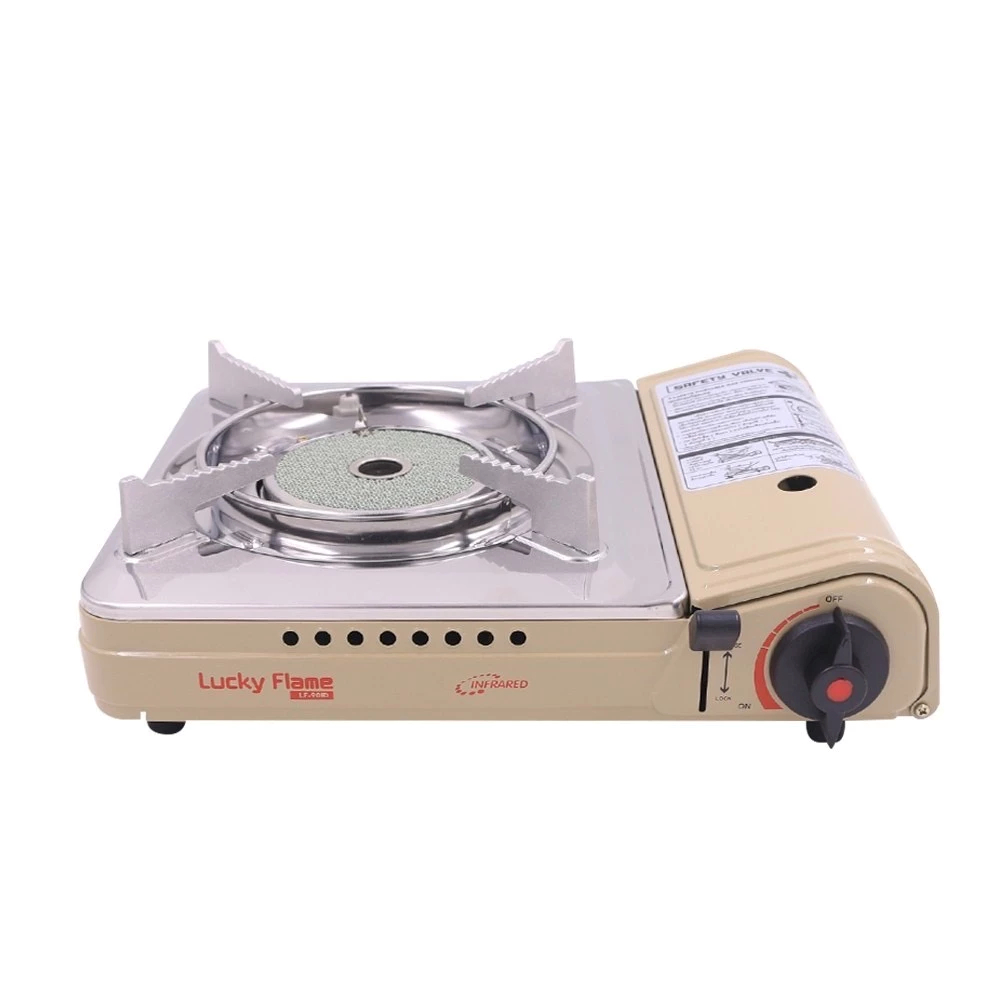 เตาแก๊สพกพา เตาแคมปิ้ง Lucky Flame รุ่น LF-90ID พกพา หัวเตาอินฟราเรด