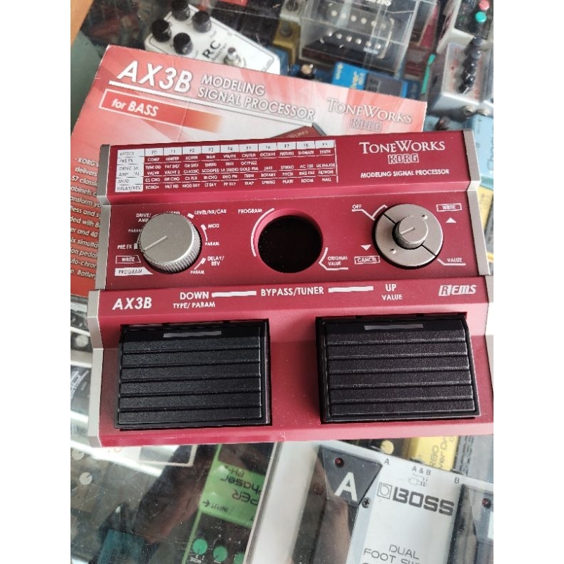 KORG​ AX3B​ สินค้ามือ2​ มัลติ​เอฟเฟค​เบส