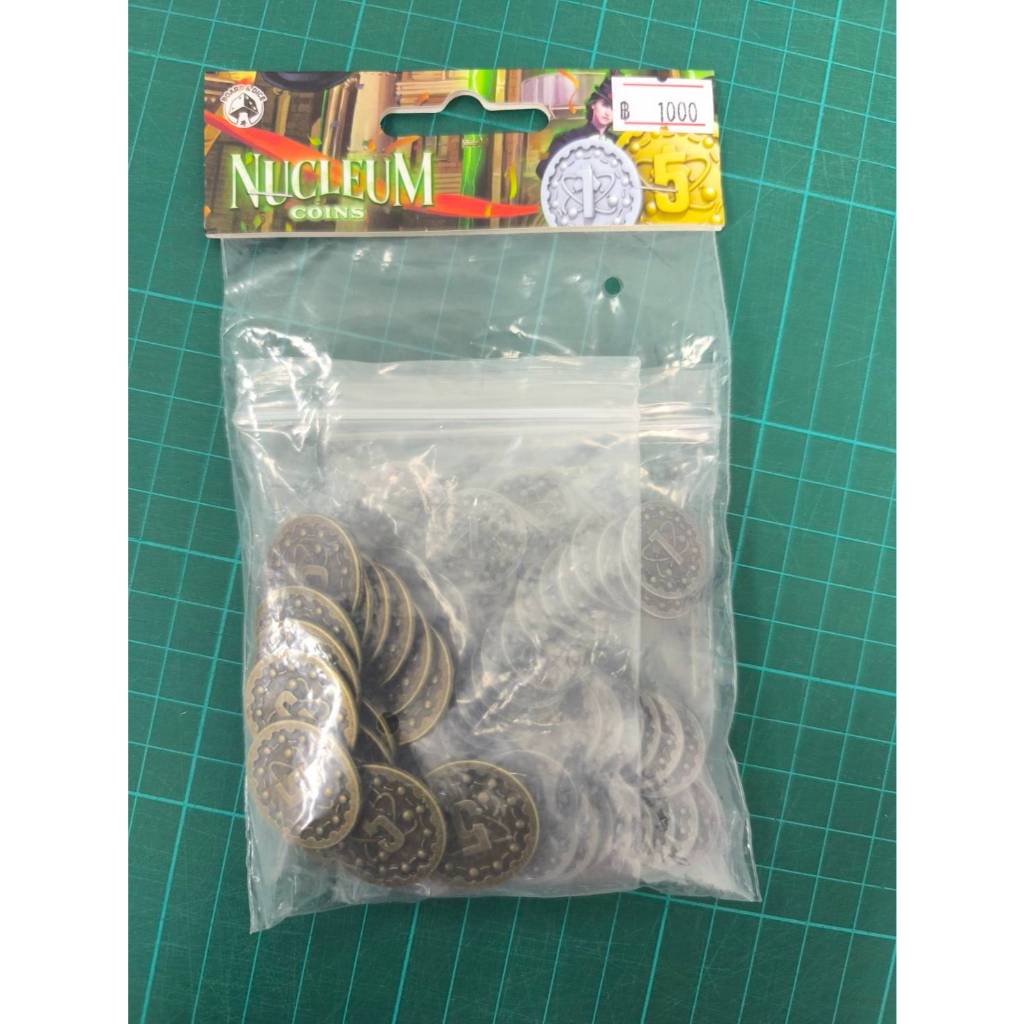NUCLEUM: METAL COINS - Board Game บอร์ดเกม - Tower Tactic Games ทาวเวอร์ แทคติก เกม