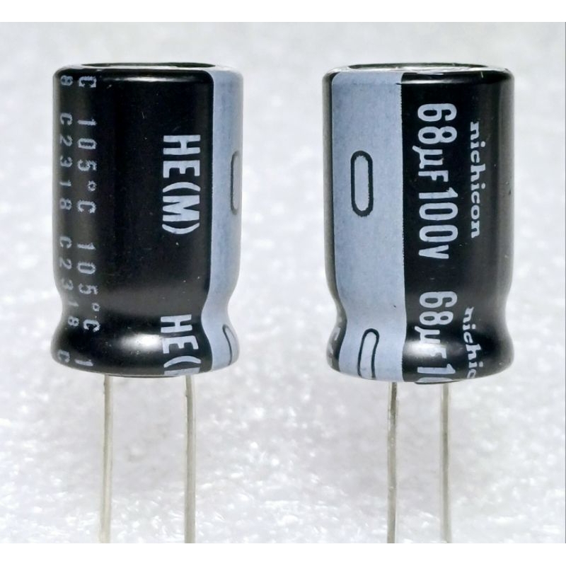 Nichicon FW 100uf 35v capacitor ตัวเก็บประจุ คาปาซิเตอร์