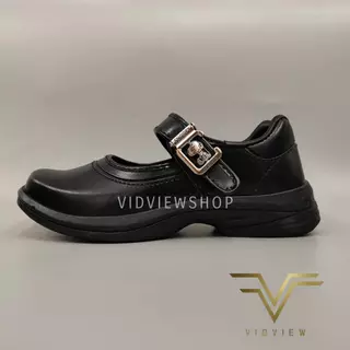 VIDVIEW มีส่งด่วน รองเท้านักเรียนหญิง Adda 41S02 41S01 เบอร์ 34-43 หนังดำ สำหรับไปโรงเรียน