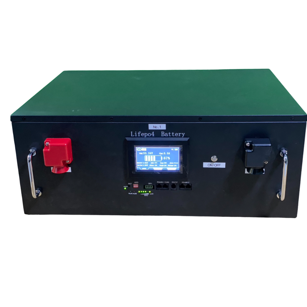 แบตเตอรี่ลิเธียมฟอสเฟส 48v 314 Ah  สื่อสารอินเวอรเตอร์ได้ RS485/CAN หน้าจอ Touch Screen