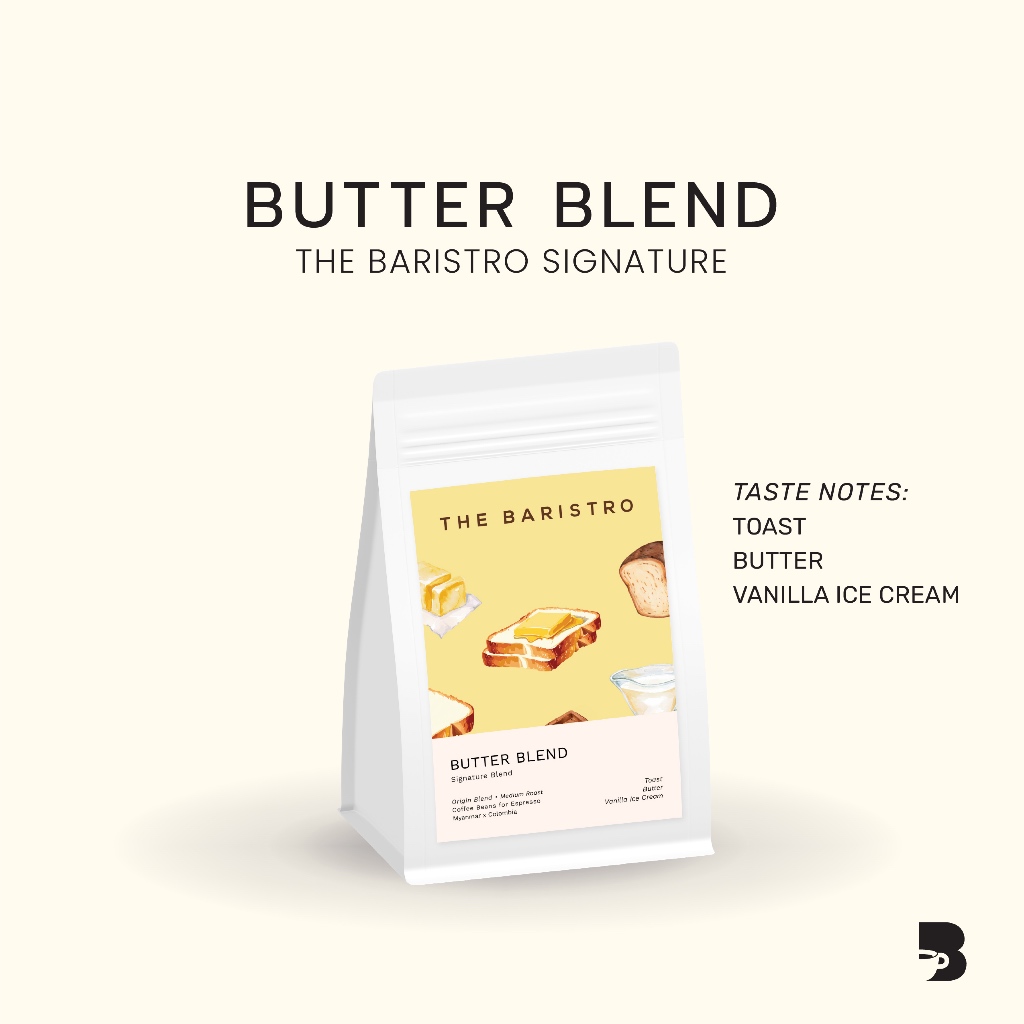 เมล็ดกาแฟ คั่วกลาง - Butter Blend The Baristro Signature