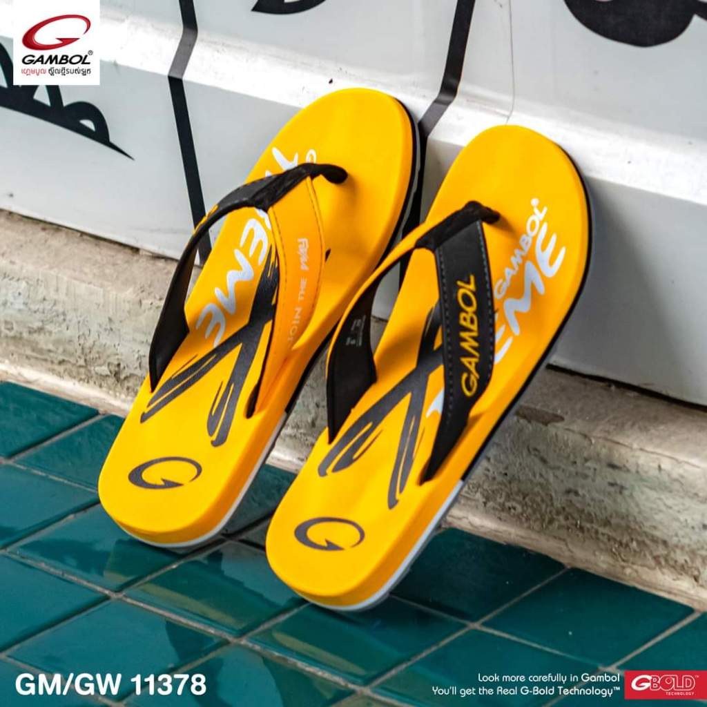 รองเท้าเตะหนีบ แกมโบล Graffiti Design Xstream Sport GM11378 size 36-44 UNISEX ใส่ได้ทุกเพศวัย Gambol