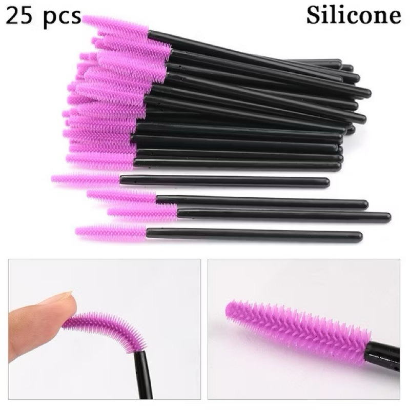 แปรงปัดSilicon แปรงปัดขนตา