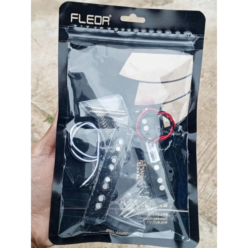 Fleor jazz bass pickup 4 string alnico v