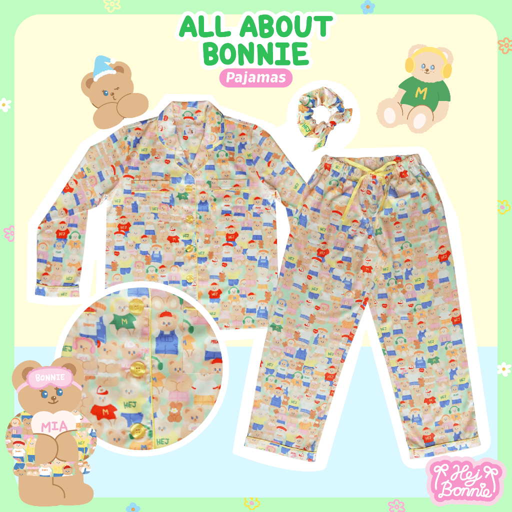 [สำหรับผู้ใหญ่] All About Bonnie Pajamas l Hej Bonnie Official