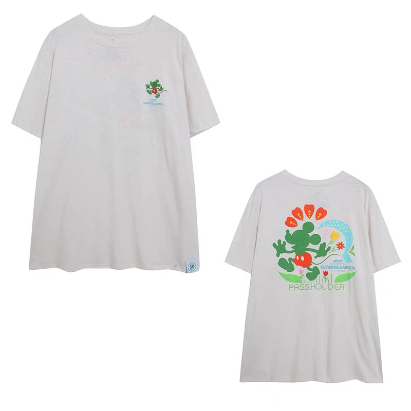 MICKEY T-Shirt Garden Festival 2025 💐EPCOT  🌷💐เสื้อยืด มิคกี้ garden festival  (TS545）