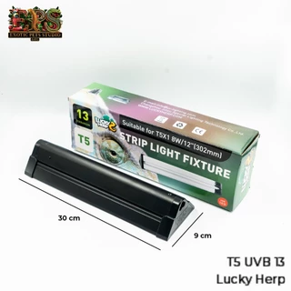 Lucky Herp หลอดไฟยูวีบี T5 หลอดไฟพร้อมราง UVB Strip Light Fixture หลอด T5 UVB พร้อมรางและสายไฟ ( 30cm / 60cm / 90cm )