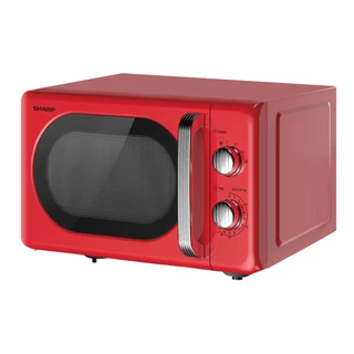 SHARP Microwave ไมโครเวฟ รุ่น R-220EF Retro สีแดง ขนาด 20 ลิตร กำลังไฟ 700 วัตต์