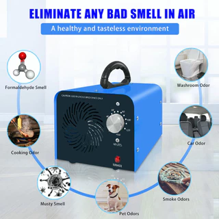 Ozone Generator เครื่องอบโอโซน สำหรับฆ่าเชื้อ ความเข้มข้นสูง 36G-68G/Hours โอโซน ฟอกอากาศ แบคทีเรีย จับเวลา 120 นาที