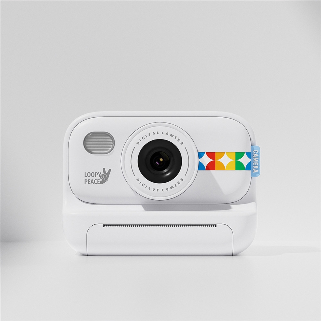 กล้องถ่ายภาพทันที สําหรับเด ็ กพร ้ อมการ ์ ด SD 32G กล ้สำหรับเด็ก กล้องดิจิตอลของเล่นพิมพ์ภาพสำหรับนักเรียน