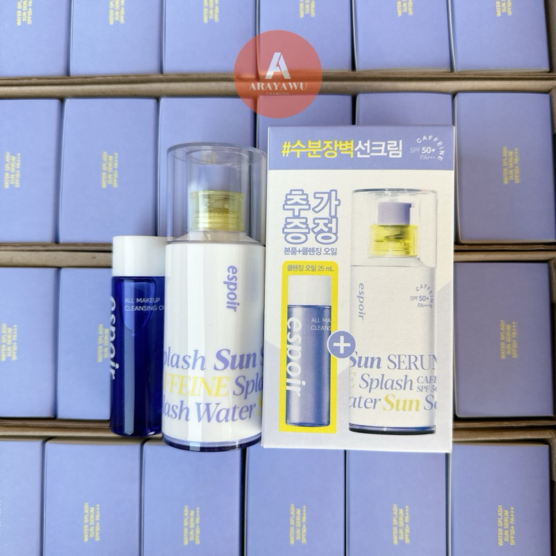 (✅แท้/พร้อมส่ง) ESPOIR SUN SERUM SPF50+ PA+++ 💜