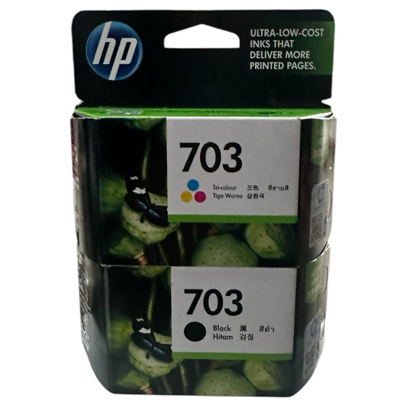 หมึกHP หมึกพิมพ์ Inkjet รุ่น Hp 703 Co Black/Color แท้100%