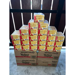 (สั่งขั้นต่ำ 3 ชิ้น)เวอร์เธอร์ ออริจินอล Werther's original ลูกอมรสครีมเนย/ครีมกาแฟ ตราสตร็อค ขนาด 50 กรัม