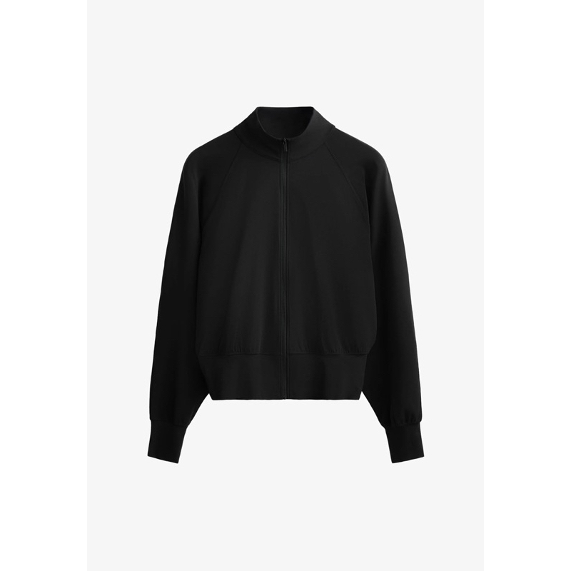 oysho zip-up cardigan