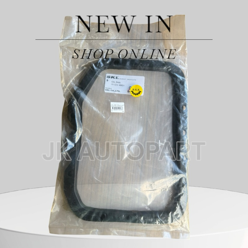ประเก็นแค้ง(ยาง)ISUZU 4BE1 NPR115 3600CC 8V ปะเก็นอ่างเครื่อง 4BE ยี่ห้อskl แท้ๆ ราคา/คู่/BNRKP