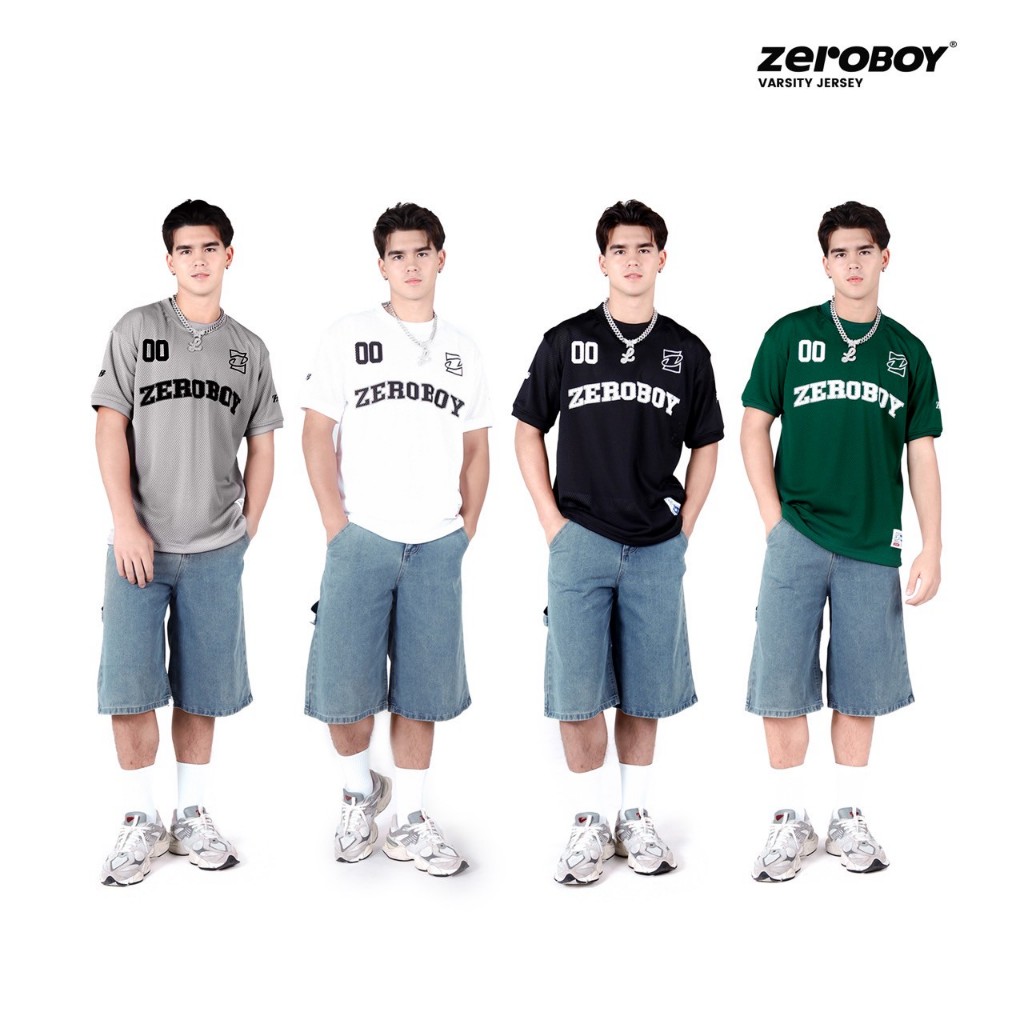 ZEROBOY - Varsity Jersey " เสื้อยืดบอลผ้าตาข่าย "