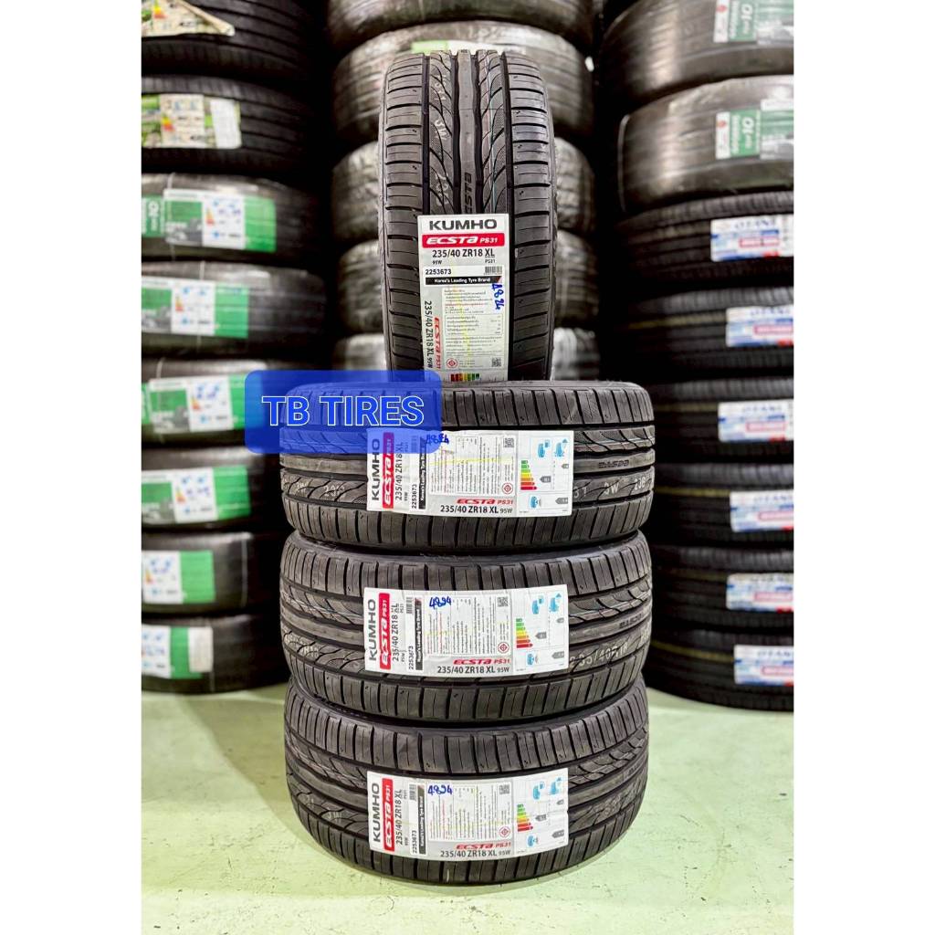 ยางรถยนต์ 235/40R18 ECSTA PS31-KR XL 95W // KUMHO (ยางใหม่ค้างปี2024)