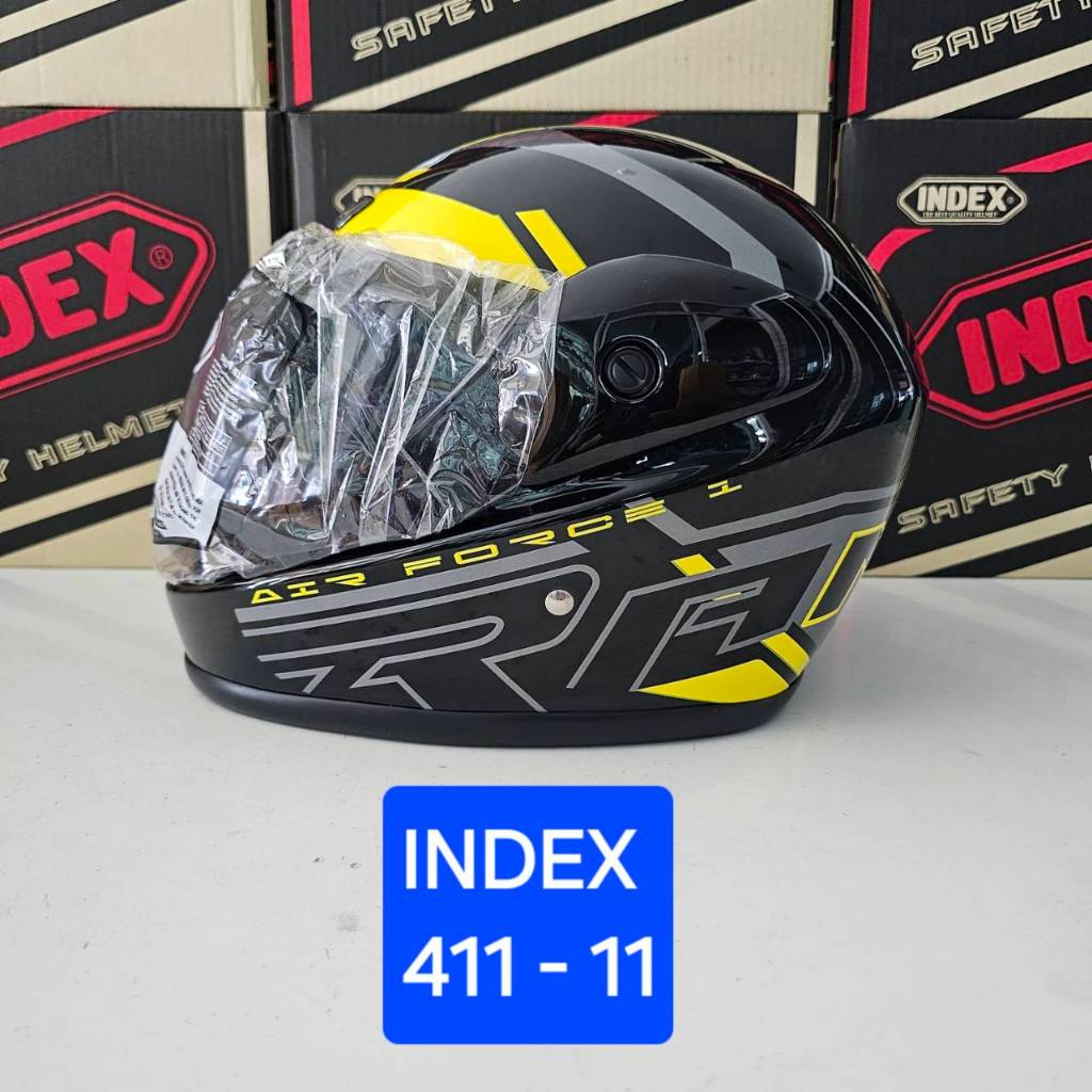 หมวกกันน็อค  ID  INDEX 411 ไซด์ L รอบศรีษะ 59-60 cm (1ใบ) มีหลายสีให้เลือก จำหน่ายจากร้าน Super Bike