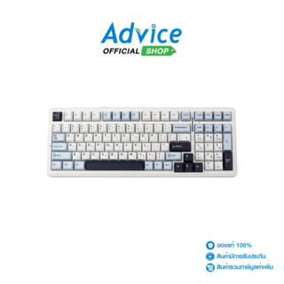 AULA WIRELESS/BLUETOOTH KEYBOARD (คีย์บอร์ด) F99 WHITE/BLUE/…