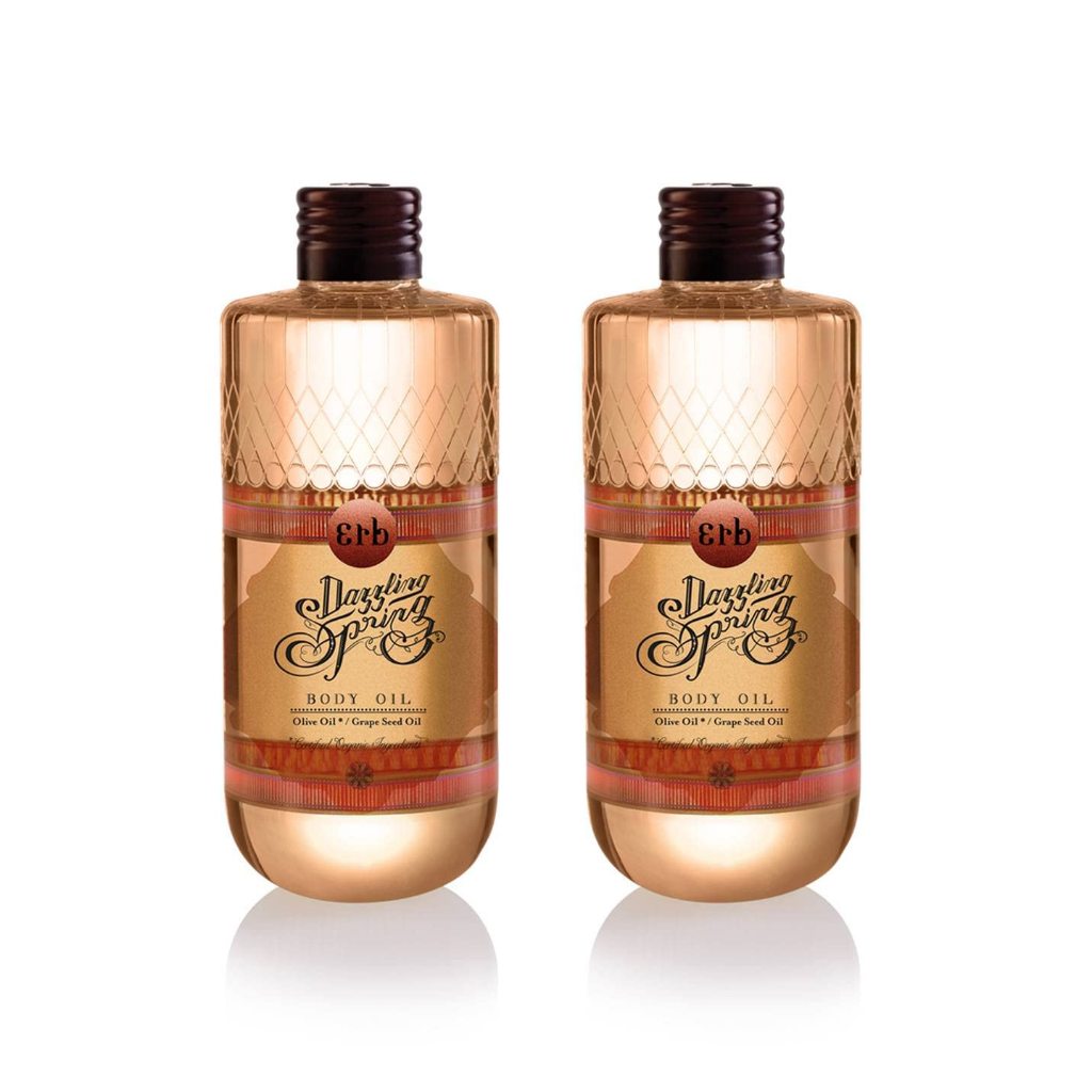 *30ml ขวดสีชาพร้อมดรอปเปอร์* ERB Dazzling Spring Body Oil กลิ่น Signature ของแบรนด์