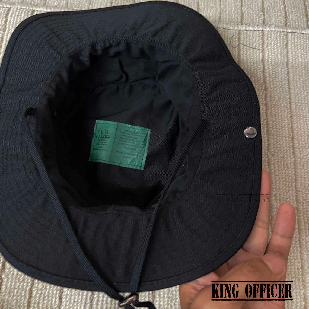 หมวกปีกสั้น กรมการปกครอง สีดำ ถักเชือกพาราคอร์ส  Paracord อาร์ม ตีนตุ๊แก  กรมปกครอง (B9) - รูปที่ 5