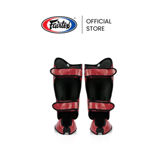 Fairtex สนับแข้ง SP9 สนับแข้งมวยไทยหนังสังเคราะห์ ปรับกระชับได้ ปกป้องดี เคลื่อนไหวอิสระ ใส่สบาย | Shin Pads Muay Thai