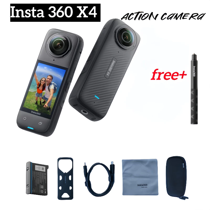 Insta360 X4 8K 360 Video / 72MP Photo Dual Lens Pocket Action Camera