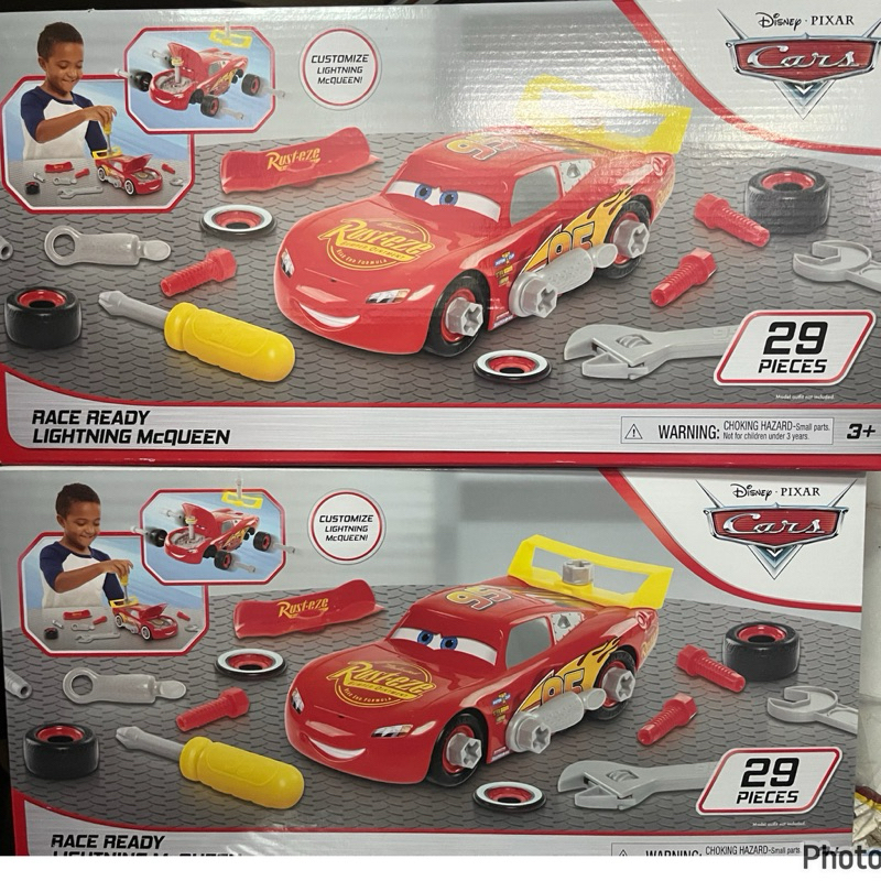 ชุดประกอบรถ Cars Lightning McQueen Car Builder