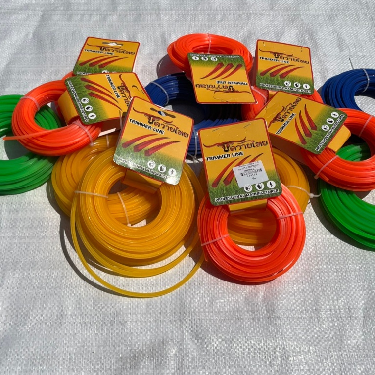 เอ็นตัดหญ้า เหลี่ยม/กลม ขนาด 2.4/3.0/3.5/4.0มม.15เมตร(เลือกขนาดได้) เหนียวพิเศษ ทน แข็งแรง ราคาถูก - รูปที่ 2