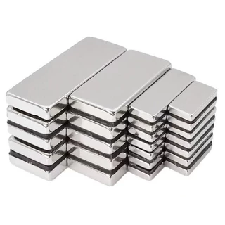 แม่เหล็กนีโอไดเมียม ทรงสี่เหลี่ยม กว้างxยาวxสูง แม่เหล็ก สี่เหลี่ยม Magnet Neodymium แม่เหล็กแรงสูง
