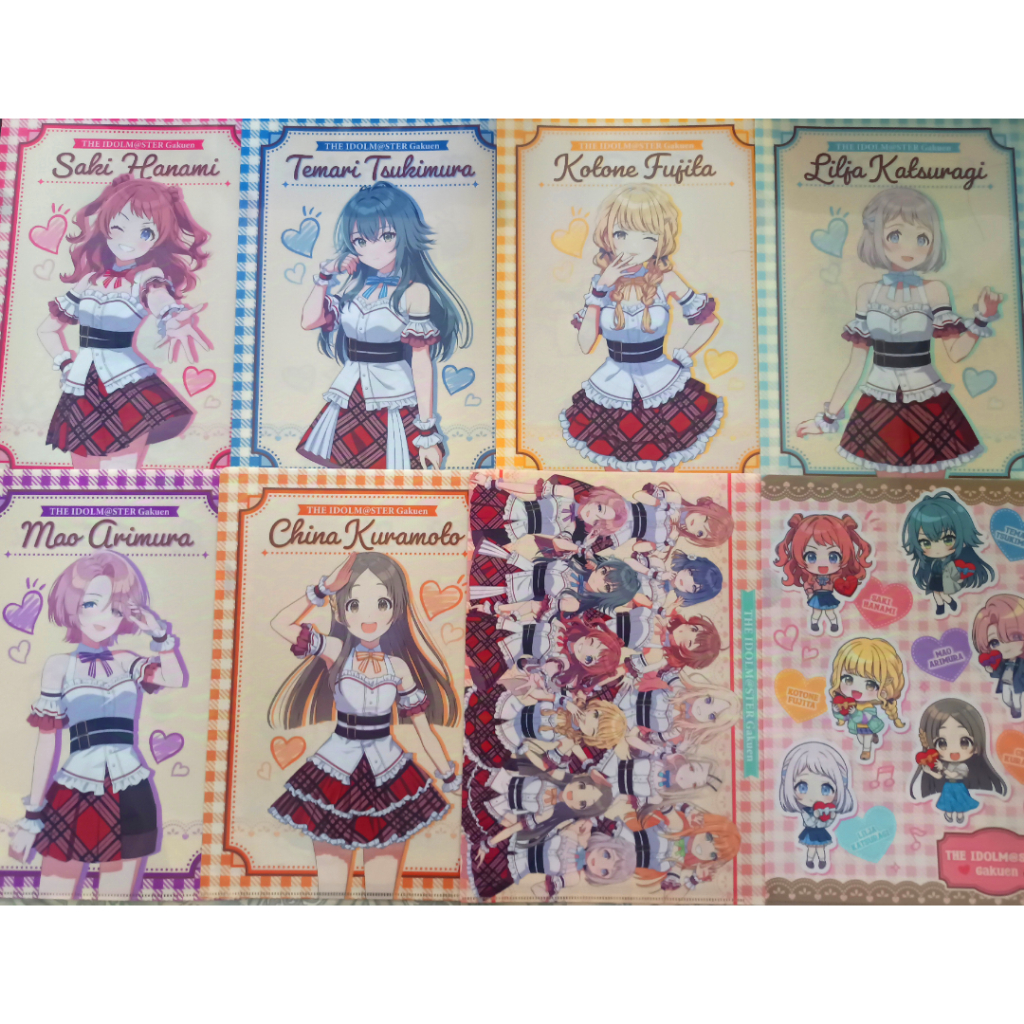 แฟ้ม Gakuen Idolmaster X LAWSON A4