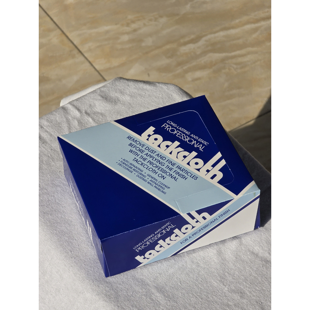 ผ้าเหนียว Tackcloth ใช้ขจัดฝุ่น และผงละเอียดต่างๆ ก่อนทำการพ่นสี ของเเท้ 100% (ราคานี้ต่อ 1 ผืน)