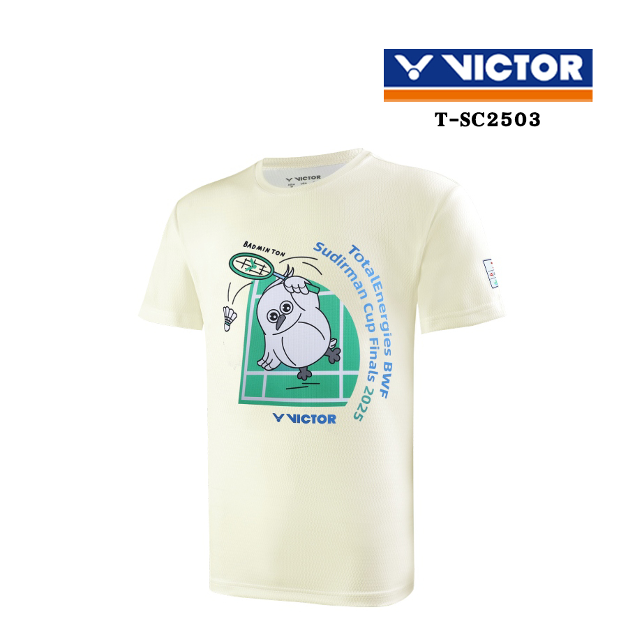 VICTOR COLLECTION SUDIRMAN เสื้อกีฬาแบดมินตัน แขนสั้น รุ่น T-SC2503