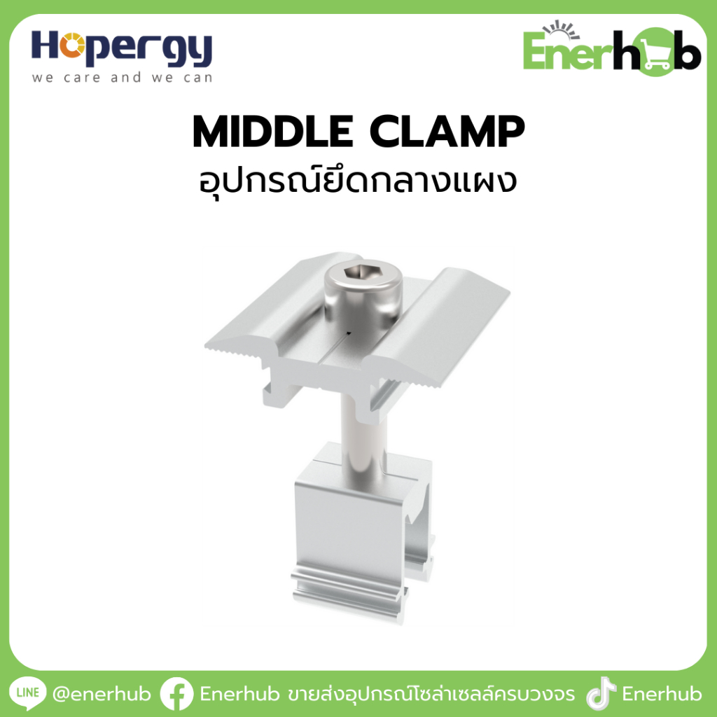 ตัวยึดกลางแผง, ตัวจับกลาง, แคลมป์กลาง, Inner Clamp, Middle Clamp