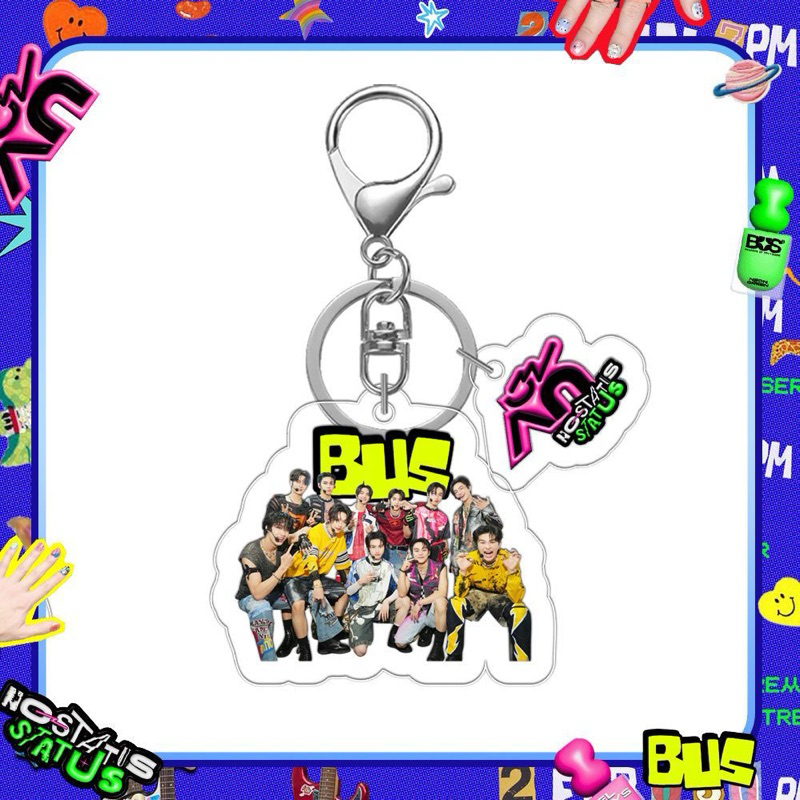 พวงกุญแจ อคิริค วง BUS พร้อมส่ง (มีของแถมทุกออเดอร์)