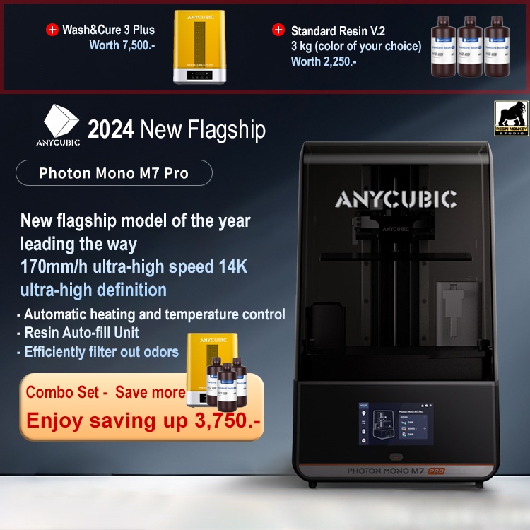 M7Pro 14K - Anycubic Photon Mono M7 Pro 14K + Wash & Cure 3 Plus