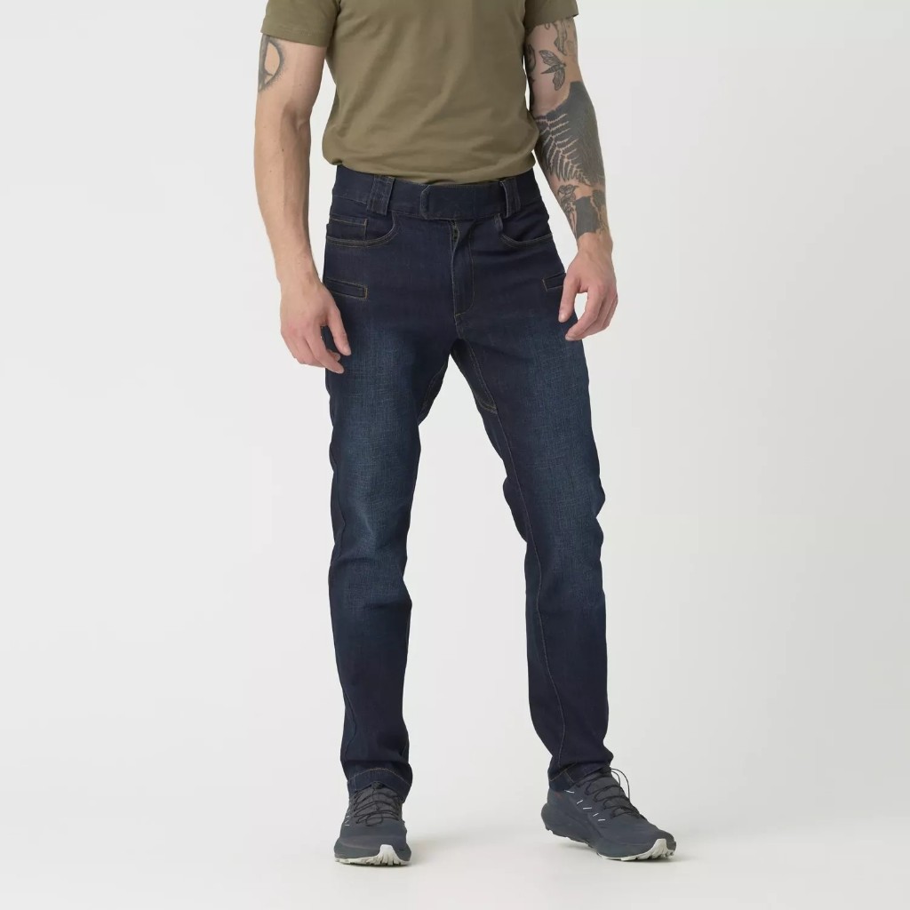 กางเกงยีนส์GREYMAN TACTICAL JEANS® SLIMสี DENIM MID จาก Helikon-tex