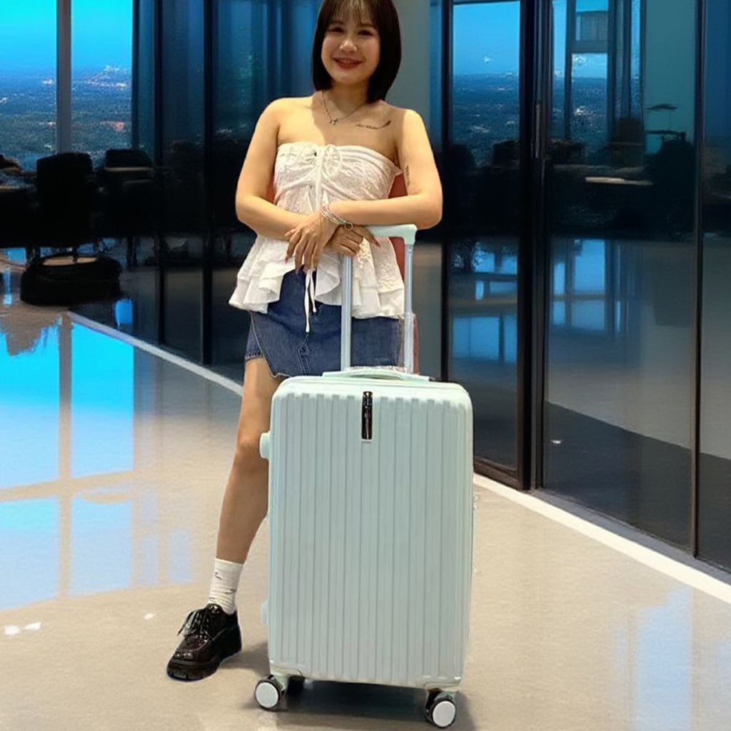 ประเภทซิป กระเป๋าเดินทาง luggage Suitcase กระเป๋าลาก ด้วยตะขอ 20/24/28นิ้ว [ลูกค้าใหม่ ราคาพิเศษ]