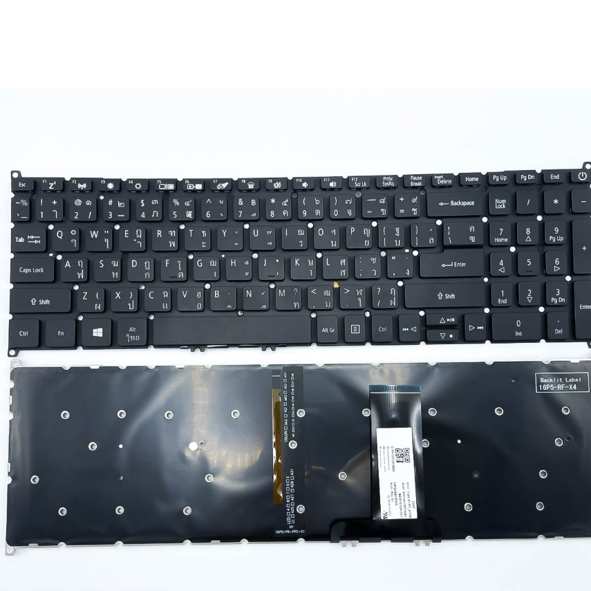 ACER Keyboard คีย์บอร์ด ACER ASPIRE 7 A715-74G มีไฟ backlite (ไทย-อังกฤษ)