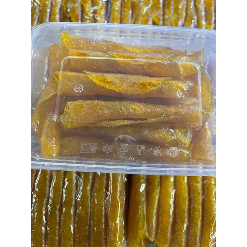 มะม่วงกวนน้ำดอกไม้โบราณ น้ำหนัก 500 กรัมราคา 89 บาท ไม่ผสมแป้งนะคะ