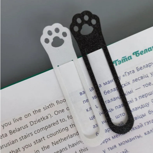 3DCrabcraft 🐾 ที่คั่นหนังสือ ตีนแมว น่ารัก Made in Thailand