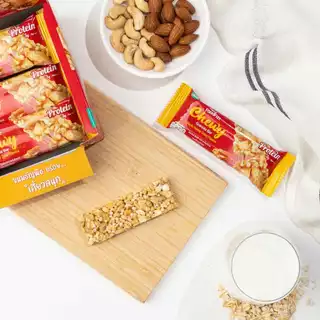 ฟู๊ดฟิต ชิววี่ กราโนล่าบาร์ รสเมเปิ้ลฮันนี่โทสต์ (12แท่ง) ซองเดอร์ Foodfiit Chewy Granola Bar 331-012