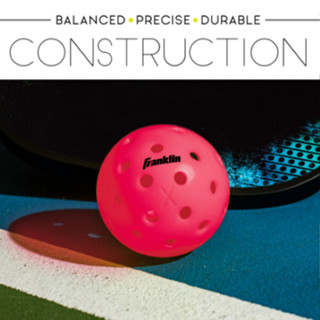 Pickleball BALL// Franklin X-40 Outdoor 1Balls (no box)PINK
