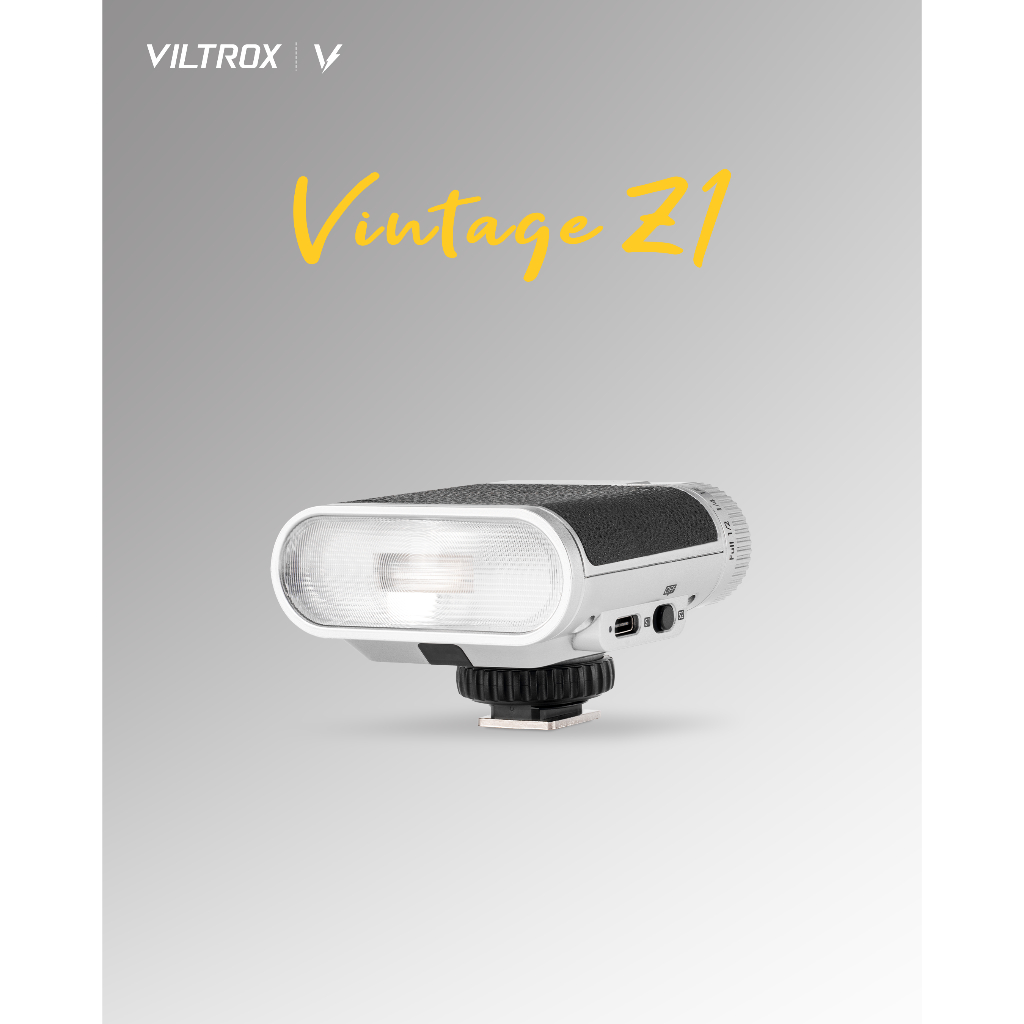 Flash Viltrox Vintage Z1 Retro Camera Flash ประกันศูนย์ Flash Viltrox Z1 Viltrox Vintage Z1 Retro