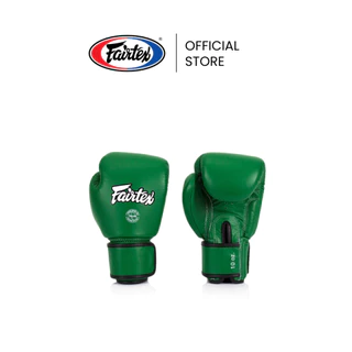 Fairtex นวมชกมวย BGV16 นวยมวยหนังแท้ มีกริปบาร์ กระชับ ใส่สบาย นวมซ้อมมวยขนาดกะทัดรัด | Boxing Gloves Real Leather