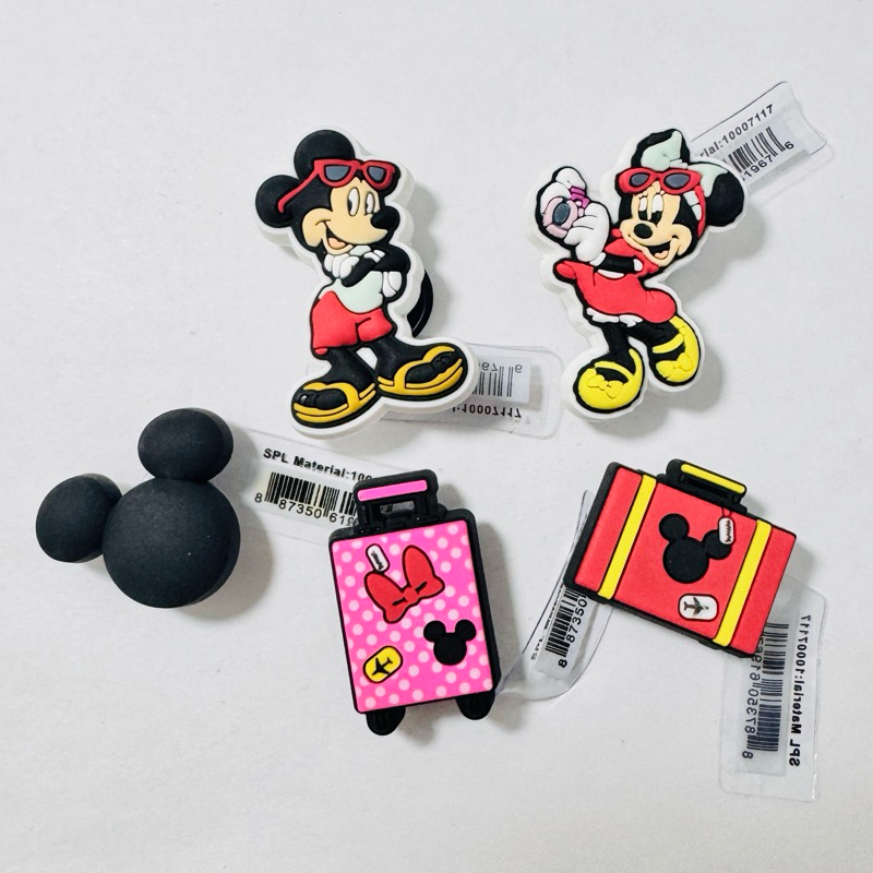 JBS MK👠🌈ตัวติดรองเท้ามีรู มิกกี้  “ รวม มิกกี้เมาส์ “❤️🌈 ShoeCharm All “ Mickey & Minnie Mouse “ งานดี สวย คมชัด