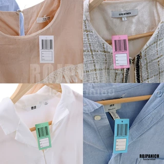 [[Price tag]] ก้อนละ100ใบ/ก้อน200ใบ ป้ายราคา ป้ายเสื้อ tagเสื้อ
