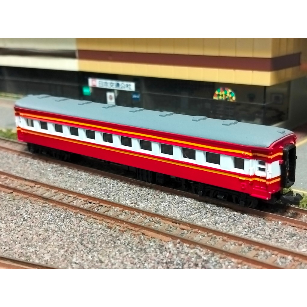 โมเดลรถไฟไทย N scale โมเดลตู้โดยสาร โมเดล รถไฟไทย บชส ตู้โดยสารชั้น 3 ตู้โดยสารรถไฟไทย ชั้น 3 โมเดลร